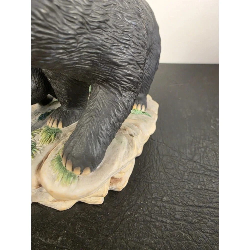 Ceramic Bear Figurine Home Interiors “Watching Her Cub” 11795-02 2002 Bear & Cub